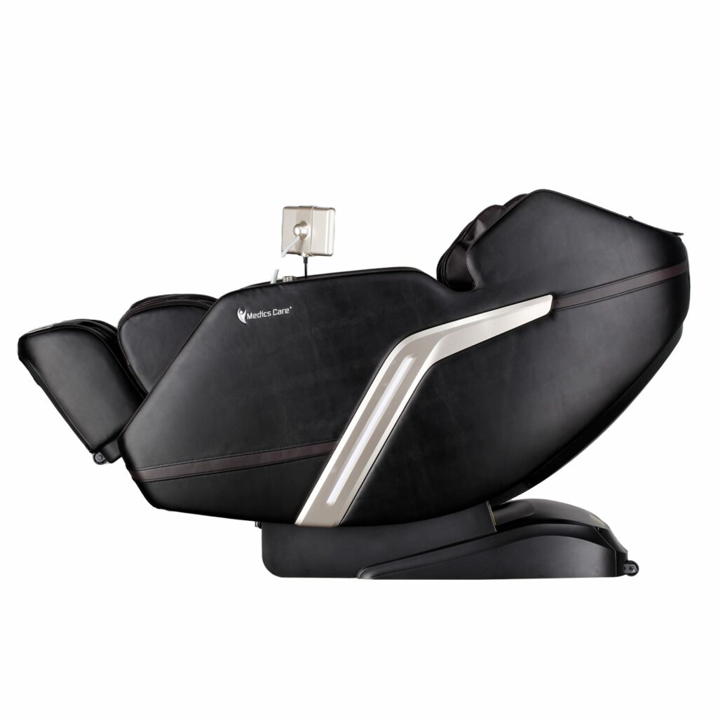 Experience luxury and relaxation with Medics Care Professional Massage Chair - Advanced features, customizable massages, and ergonomic design for the ultimate wellness experience.